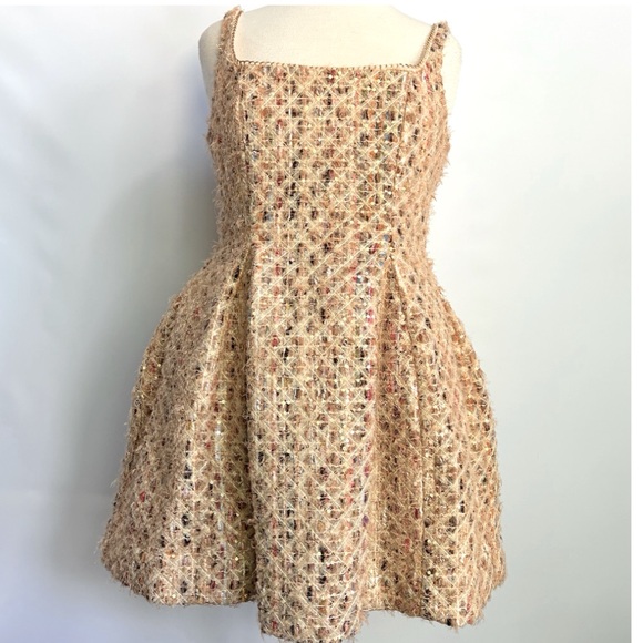 NWT Anthropologie Maeve Tweed Fit & Flare Mini Dress - Picture 10 of 16